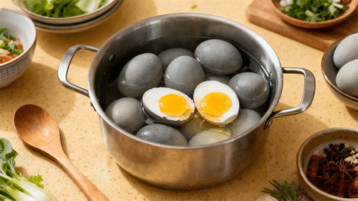 卤乌鸡蛋